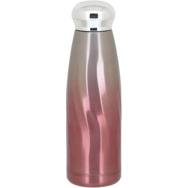 Imagem de TRENTON GARRAFA TÉRMICA 22x6x6cm 380ml INOX ROSA PAREDE DUPLA