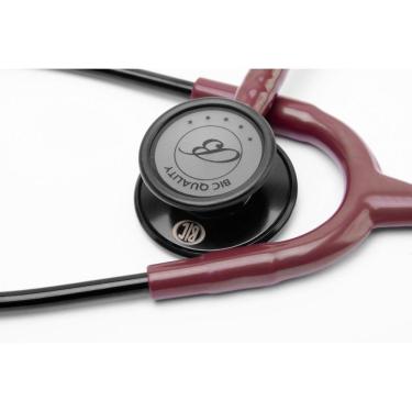 Imagem de Estetoscópio Bic Adulto Duplo Inox Vinho Black Es1508