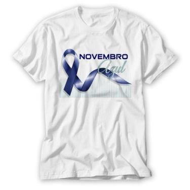 Imagem de Camiseta Novembro Azul Camisa Eu Apoio Essa Causa - Vidape