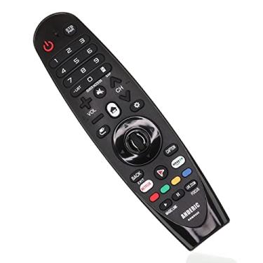 Imagem de Substituição LG AN-MR600 Controle remoto Magic com ponteiro, Netflix, teclas de aplicativo substitui AN-MR600G. AN-MR650, AN-MR650G, ANMR650A, AN-MR700, AN-MR400, AN-MR400G, AN-MR3004, AN-MR3005, AN-MR3006, AN-MR306, AN-MR306, AN-MR306, AN-MR30006, AN-MR6, AN-MR306, AN-MR3006, AN-MR6, AN-MR306, AN-M