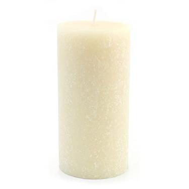 Imagem de Root Candles Vela pilar Timberline sem perfume, 7,6 x 15,2 cm, creme de manteiga