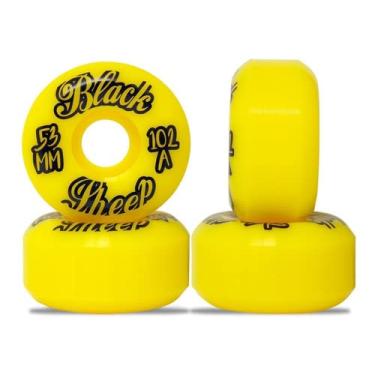 Imagem de Roda De Skate Importada Black Sheep 53mm Amarela