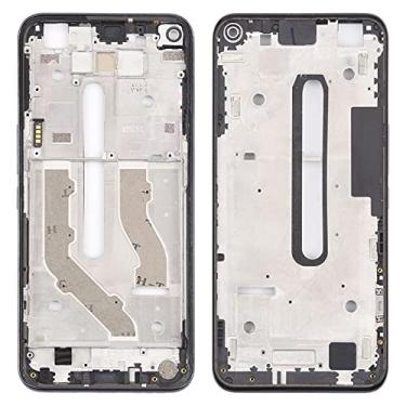 Imagem de HUANGYUNCHAO Acessórios telefônicos Alojamento dianteiro Quadro LCD Bezel Plate para TCL 10 5G T790Y T790H Substituição do telefone celular