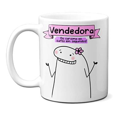 Imagem de Caneca Vendedora Do Carismo Ao Surto Em Segundos! Presente (Branca)