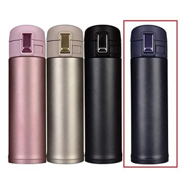 Imagem de Koix Garrafa Térmica Aço Inox Agua Café 500ml Quente ou Frio Vácuo (Azul)