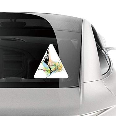 Imagem de DIYthinker Adesivo de carro de patinação de figuras femininas para esportes de inverno decalque de bagagem de motocicleta bicicleta