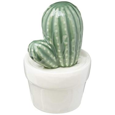 Imagem de Mini Vaso Decorativo em Pringlei Cactos Urban Verde/Branca