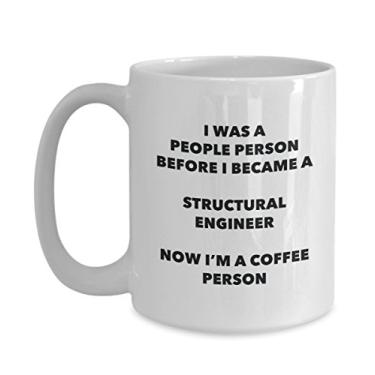 Imagem de Caneca de pessoa de café de engenharia estrutural – Caneca divertida de cacau de chá – de Natal para amantes de café