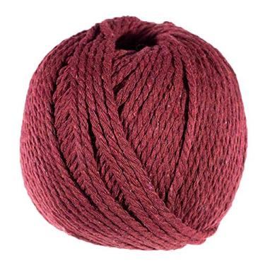 Imagem de Corda de Algodão Planeta Paracord – 3 Cordas de Milímetros em 15 metros de Comprimento – 6 Opções de Cores Disponíveis, Wine Red