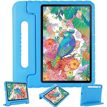 Imagem de Capa Infantil Maleta Compatível Para Samsung Galaxy Tab S7 11'' T870 T875 2020 AZUL. EVA, Emborrachada, Leve