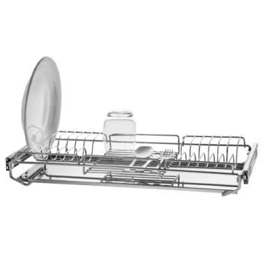 Imagem de Escorredor De Louças Embutido Armário Bandeja 87cm Schmitt