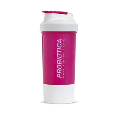 Imagem de Probiótica Coqueteleira 600 Ml Rosa/Branca 2 Doses - Probiotica