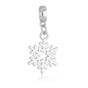 Imagem de Pingente Berloque Cristal de Gelo Pandora Banhado a Prata 925