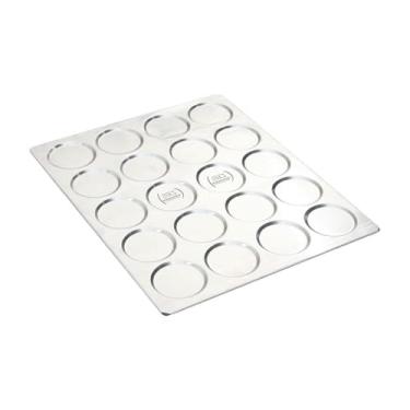 Imagem de Kit - 6 Assadeiras Pão de Hamburguer 20 Cavidades Alumínio 58x70 APH20 - Imeca