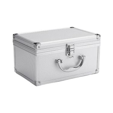 Imagem de IEUDNS Caixa de armazenamento caixa de armazenamento eletricista reparos caixa forte leve equipamento caixa de armazenamento ferramenta de reparo caso de