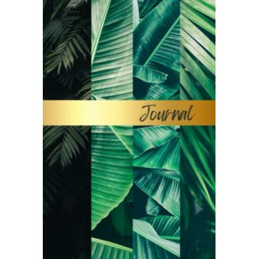 Imagem de Caderno de folhas de palmeira e dourado (Jacqui Mac Journals)