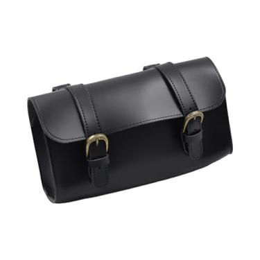 Imagem de Generic Saco dianteiro da bicicleta saco do guiador saco de sela dianteira para triciclos de bicicleta dobrável, preto