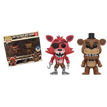 Imagem de POP Jogos Funko: Five Nights At Freddy'S – Foxy The Pirate Fox With Freddy Fazbear – Fye 2 Pack Exclusivo 3,75 Polegadas Hortelã