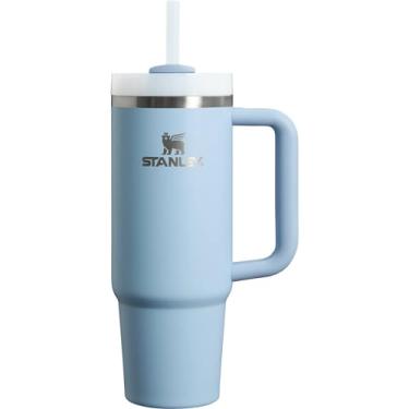 Imagem de Copo de aço inoxidável Stanley Quencher H2.0 FlowState, isolado a vácuo, com tampa e canudo para água, chá gelado ou café (Heather, 1,18 L)