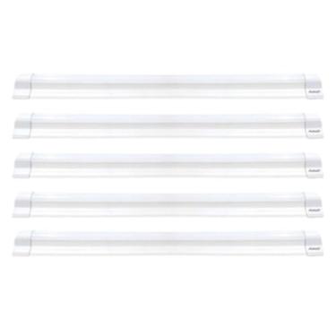 Imagem de Painel LED Fit 36W de Sobrepor Rentagular 120x10cm Bivolt, 6500k branco frio, Avant