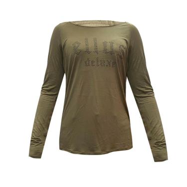 Imagem de Blusa Feminina Ellus Deluxe Visco Verde-Masculino