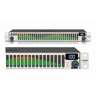 Imagem de Equalizador Digital Dsp Analizador Espectro KSR PRO Mu31 Compact (PRATA)