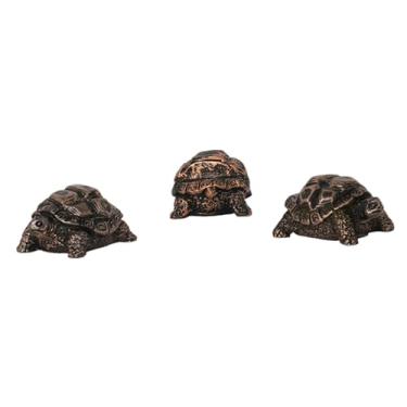 Imagem de Generic 3x vaso de plantas risers pote pés suporte vaso de flores suporte plantador elevador figura animal estátua para escritório gramado casa pátio , Tartaruga 6x3.8x2.8cm