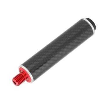 Imagem de Extensor de taco de bilhar, extensão de taco de bilhar, alongador de ponta de taco, extensor de fibra de carbono para taco de sinuca, 3.2cm, 5 polegadas