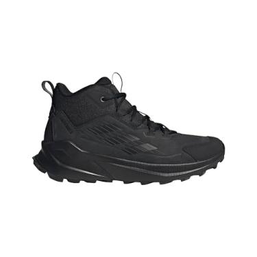 Imagem de adidas Tênis masculino de couro Terrex Trailmaker 2, Preto/Preto/Cinza, 7.5