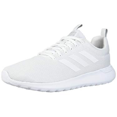 Imagem de adidas Tênis de corrida feminino Lite Racer CLN, Tecido Ftwr Branco/Cinza Dois, 8