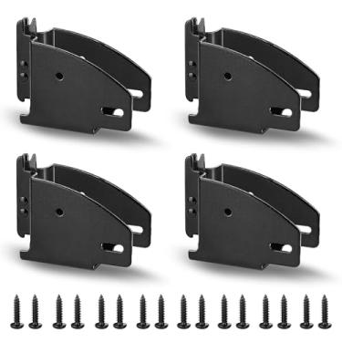 Imagem de SALUINOKI Soquete de viga de madeira E Track 2 x 4 (pacote com 4) acessórios Etrack