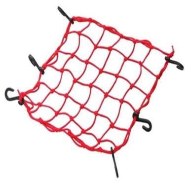 Imagem de Rede Elástica Aranha P/Moto Capacete Bagageiro 35 Cm X 35 Cm - Idea