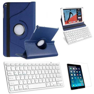 Imagem de Capa/Teclado/Pel para iPad 9a Geração 10.2" 2021 - Azul - BD Net Colle