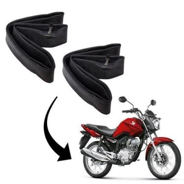 Imagem de Par Câmaras Ar Aro 18 Cg 125 150 160 Ybr Yes- 90 90 18 Mg18 - CARGO