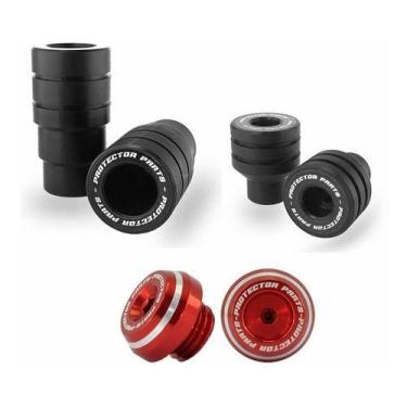 Imagem de Kit Slider Diant + Tras + Tampa Do Oleo Gs 500 Gs500 Todas - Protector