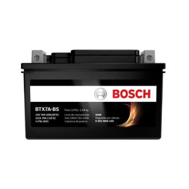 Imagem de Bateria Moto Suzuki An 125 Vecstar Bosch 12v 6ah Btx6a-bs