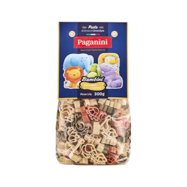 Imagem de Macarrão Bambini Bichinos Tricolore Paganini 300g