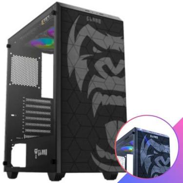 Imagem de Gabinete Gamer Clanm Zilla Suporta Water Cooler e 6 Ventoinhas + Placa