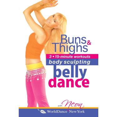 Imagem de Buns and Thighs: Bellydance for Body Sculpting, with Neon - Belly dance fitness, Belly dance workout classes, Focus on buns and thighs