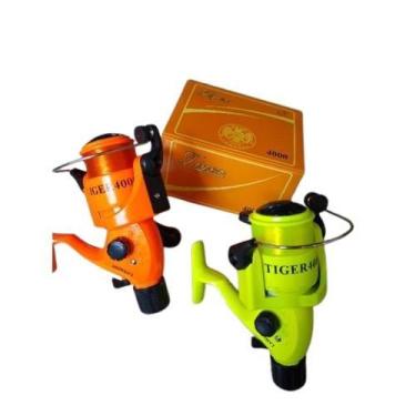 Imagem de Molinete Tiger L com 3 Rolamentos e Linha Inclusa - A Escolha dos Camp