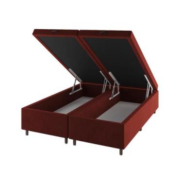 Imagem de Base Box Bau Queen Size Cairo (43x158x198cm) Cobre - Casa Giulia - Via