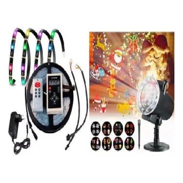 Imagem de Pisca Pisca Natal 2 Em 1 Projetor + Fita Led 5 Metros - LUCES