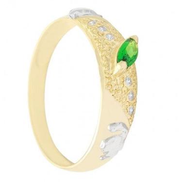 Imagem de Anel  de  ouro  18 k  formatura . - Elegancy Joias, 14