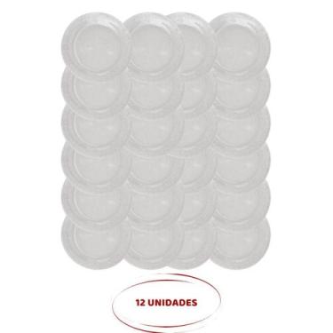 Imagem de Conjunto de 24 Pratos Rasos 23cm Vidro Acqua Duralex Nadir - Nadir Fig