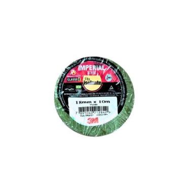 Imagem de Fita isolante verde 10m 0,13mmx18mm imperial - 3m