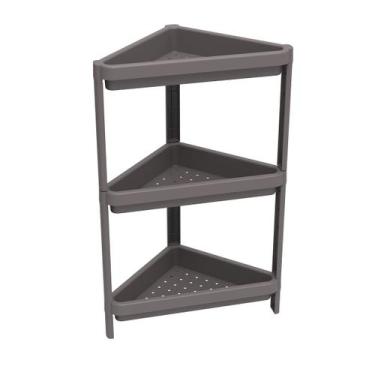 Imagem de Estante Geo Canto - Organize, Geo3, Cinza Mushroom