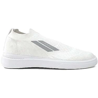 Imagem de Tênis Aramis Journey Knit Branco e Cinza Masculino - Branco - 44 - Masculino