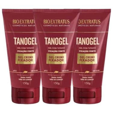 Imagem de KIT 3 Tanogel Radical Fixação Forte 150g Bio Extratus - BIOEXTRATUS