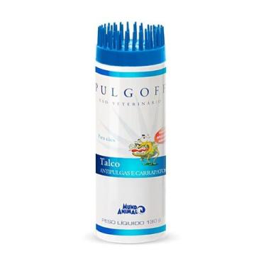Imagem de Talco Mundo Animal Pulgoff Anti-Pulgas e Carrapatos para Cães 130g - M
