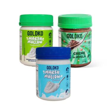 Imagem de Kit Potes Goldko zero adição de açúcares